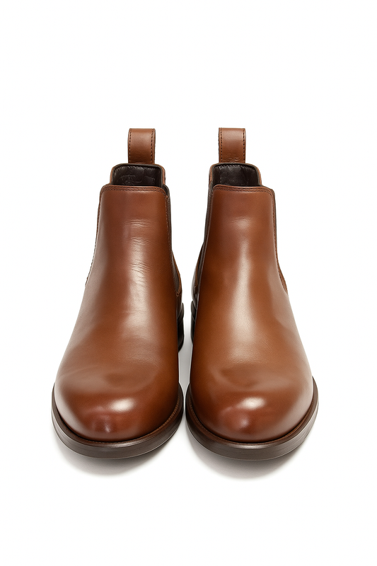 Bottines Chester MARRON - The Cobbler Mocassin, bottine, basket, sneakers en cuir pour homme, style classique, chaussures pour Homme